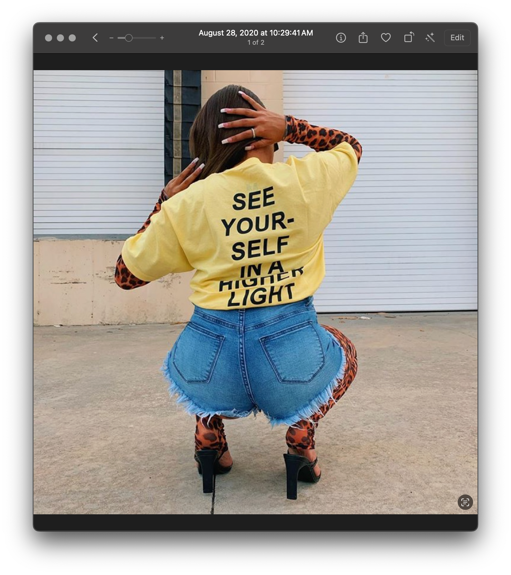 See Yourself In A Higher Light Tee